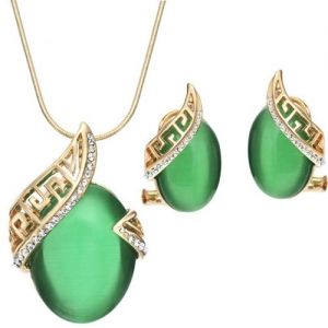 Комплект Opal зелен опал