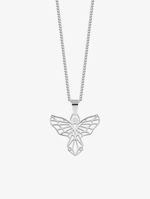 Висулка с верижка Origami Angel с кубичен цирконий Preciosa