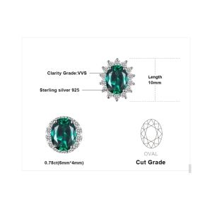 Обеци Emerald смарагд
